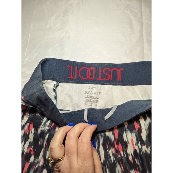 Womens Size Small Capri Pants Nike Stay Warm dri fit black pink white - Picture 9 of 16